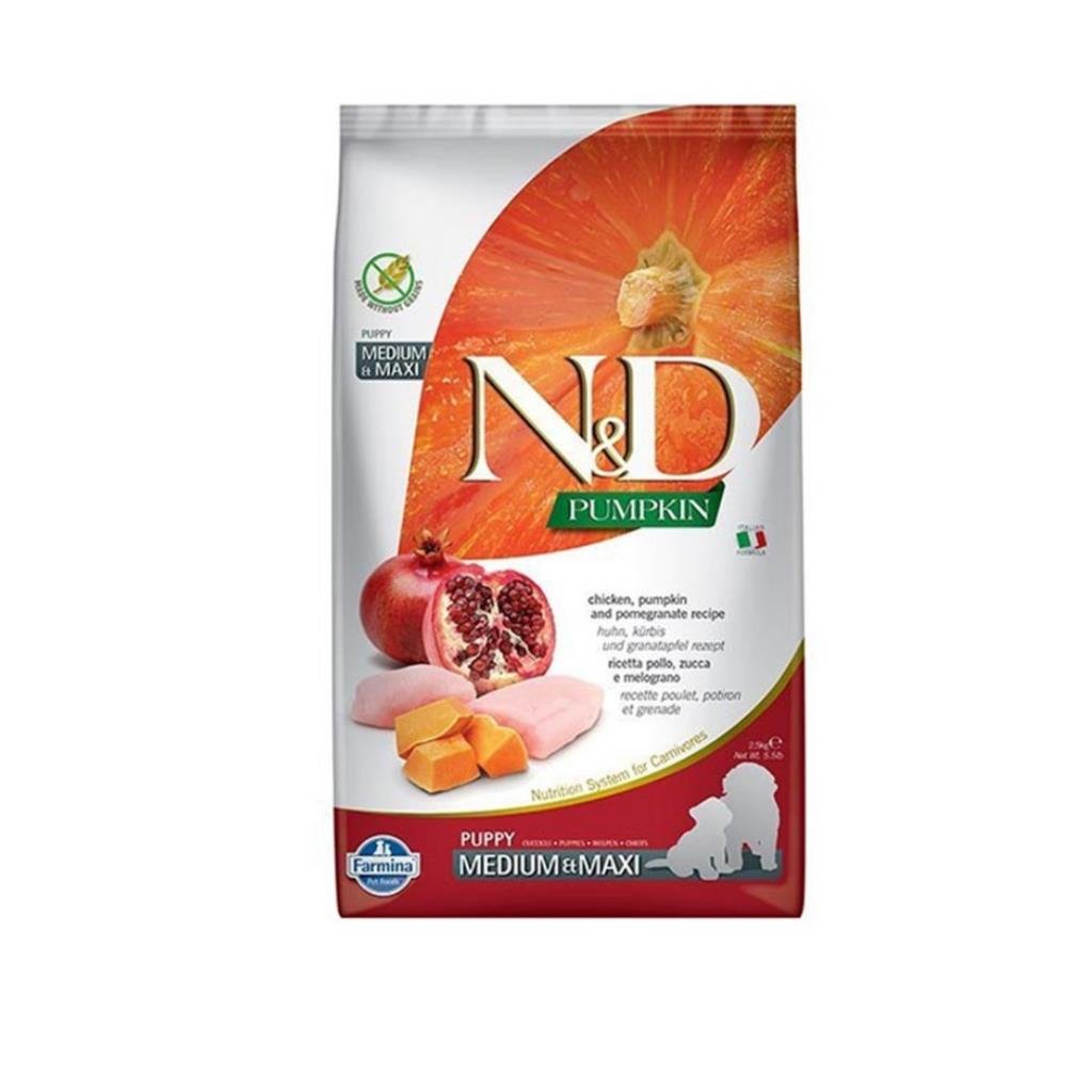 N&D Pumpkin Tavuk ve Narlı Büyük ve Orta Irk Yavru Köpek Maması 2.5 KgND