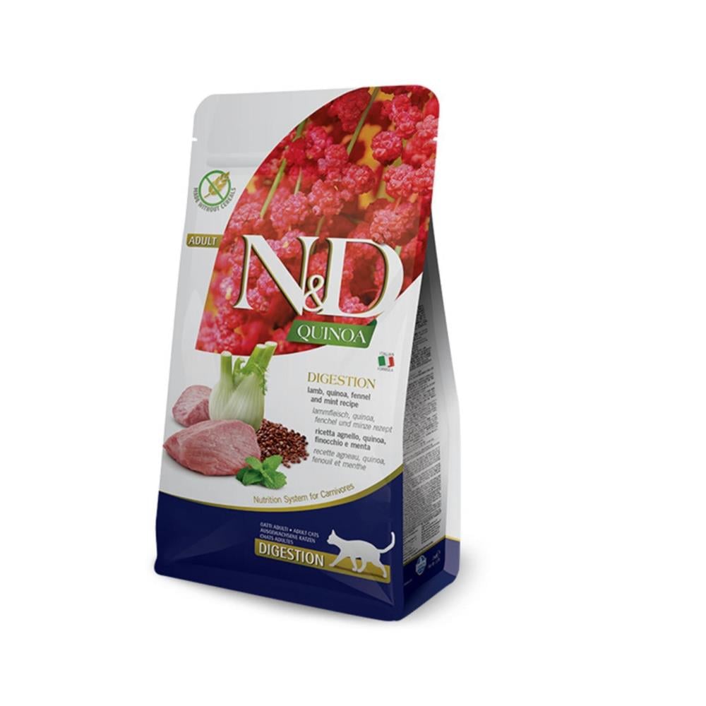 N&D Quinoa Digestion Kuzu Etli 5 kg Yetişkin Kedi MamasıND