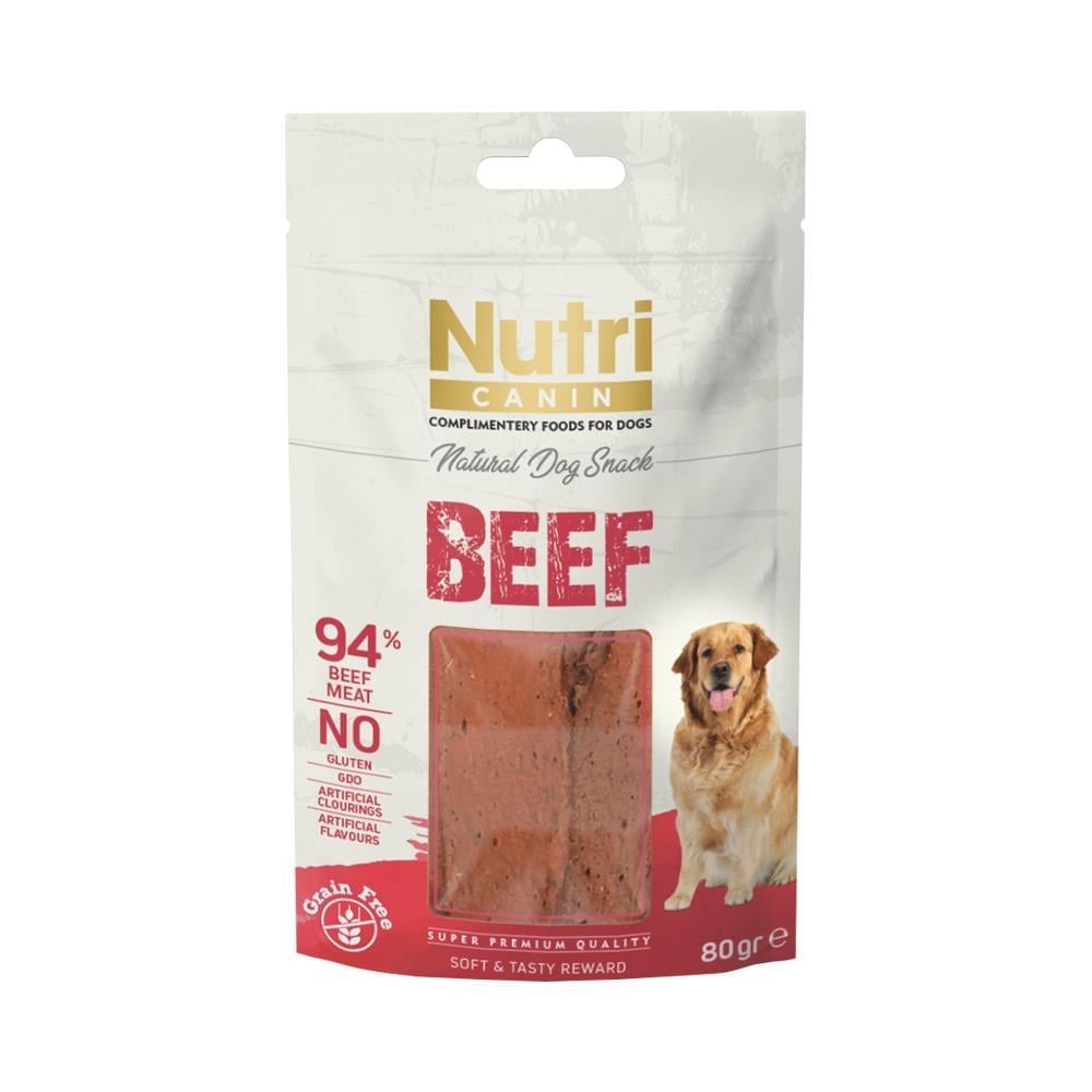 Nutri Canin %94 Sığır Etli Tahılsız Köpek Ödül Maması 80 grNutri Canin
