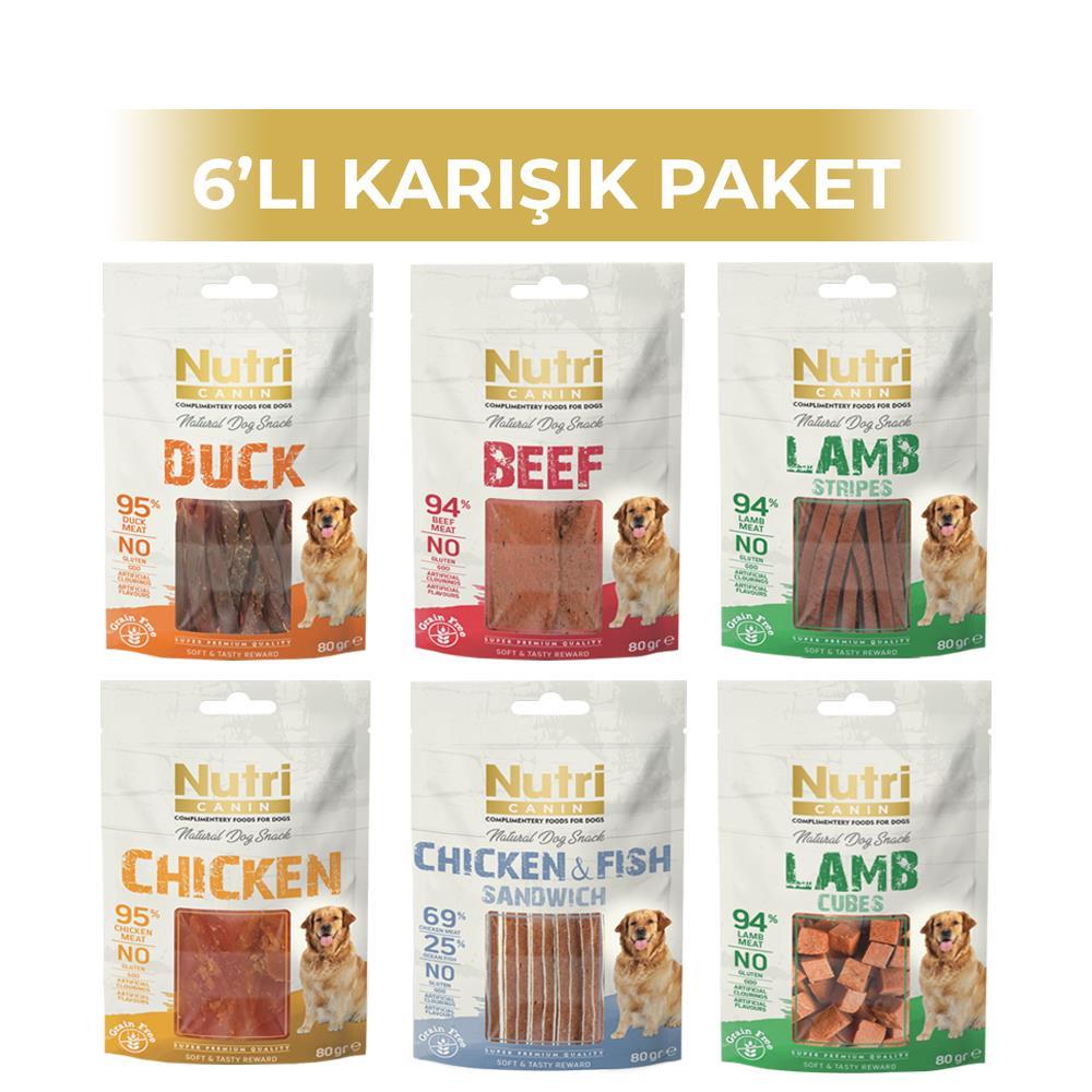 Nutri Canin Karışık Köpek Ödülü 6 AdetNutri Canin