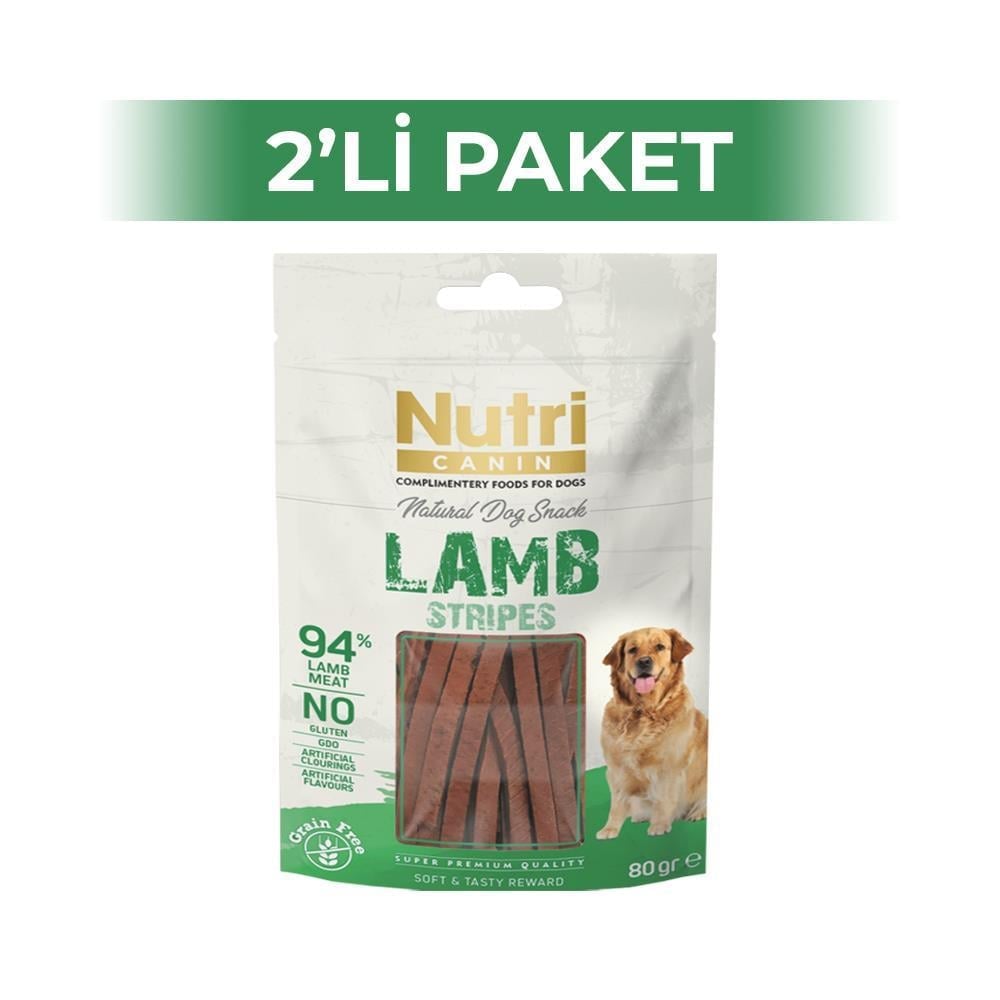 Nutri Canin Kuzulu Tahılsız Köpek Ödül Maması 80 gr x 2 AdetNutri Canin