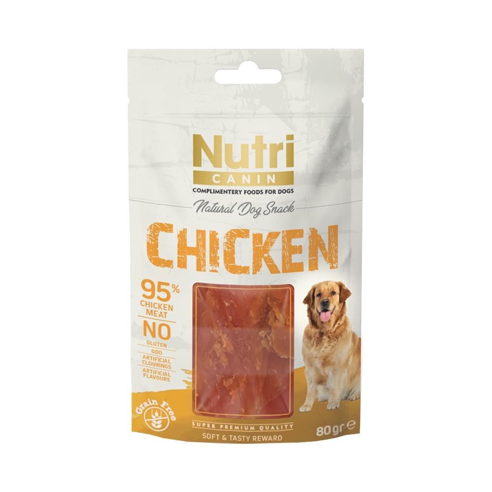 Nutri Canin Tavuk Etli Tahılsız Köpek Ödül Maması 80 grNutri Canin