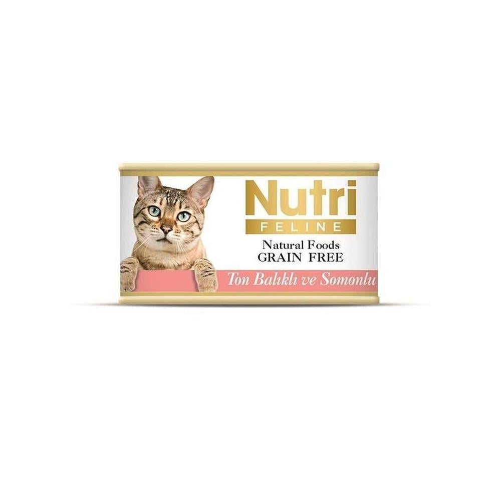 Nutri Feline Ton Balıklı Ve Somonlu Yetişkin Kedi Konservesi 85 grNutri Feline