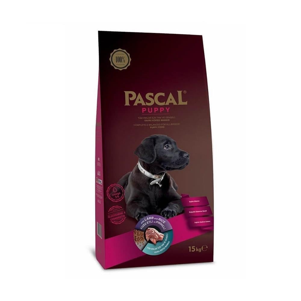 Pascal Puppy Kuzu Etli Yavru Köpek Maması 15 kgPascal