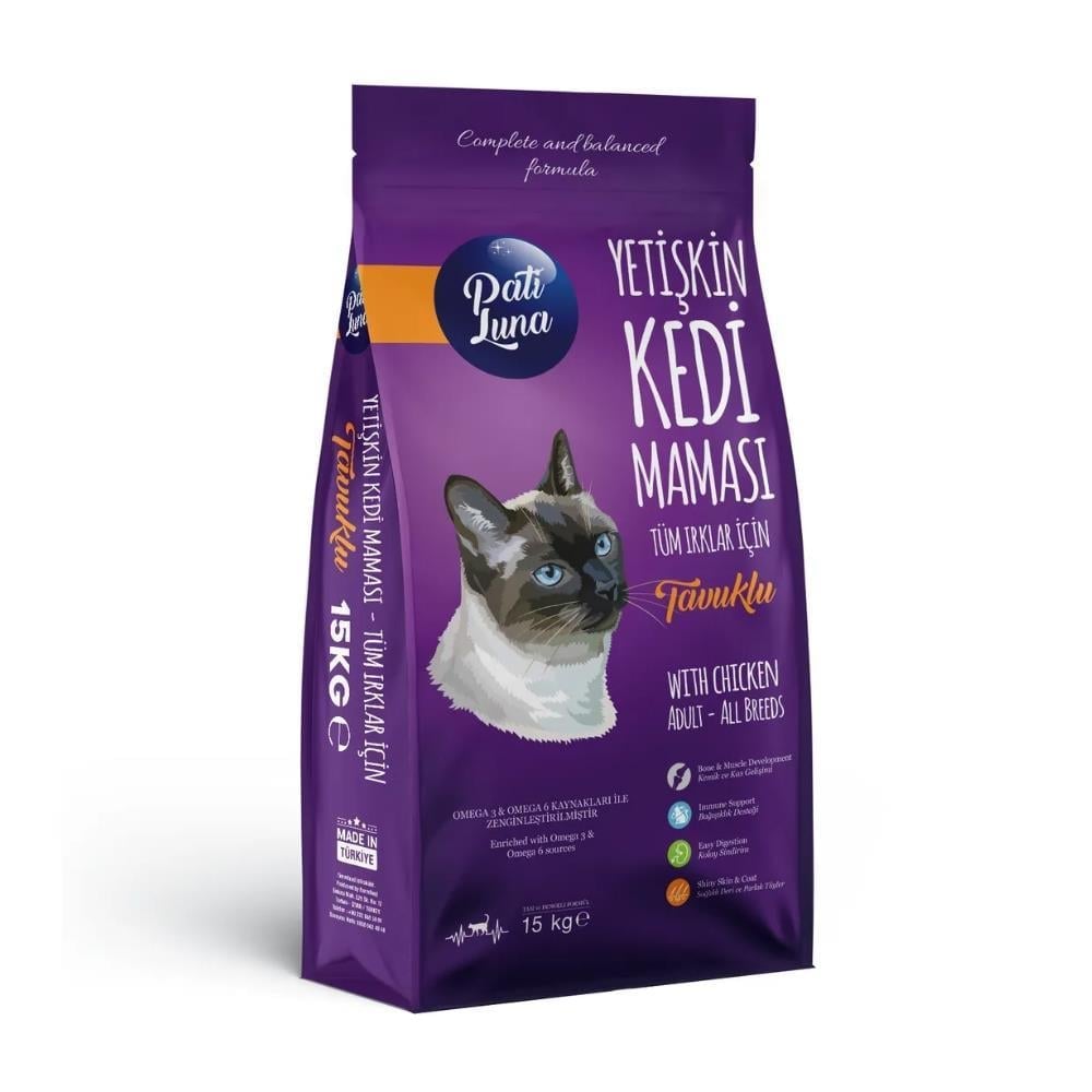 Pati Luna Tavuklu Yetişkin Kedi Maması 15 kgPati Luna