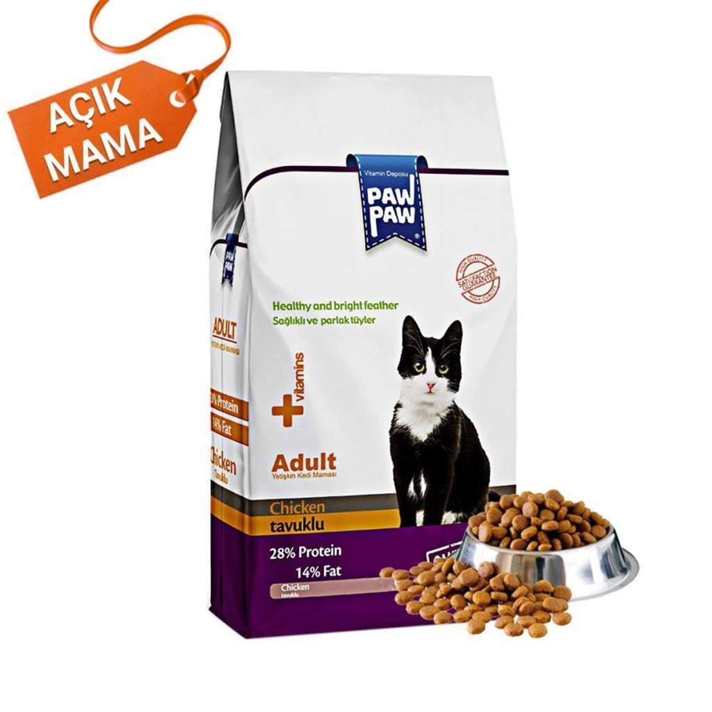 Paw Paw Tavuklu Kedi Maması 2kg Açık MamaPaw Paw