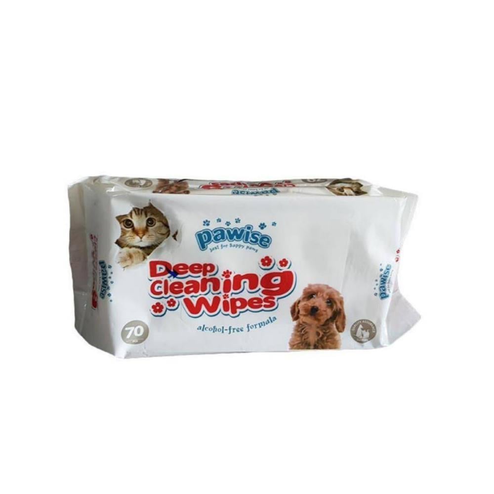 Pawise Hijyenik Kedi Köpek Islak Mendil (70 Adet)Pawise