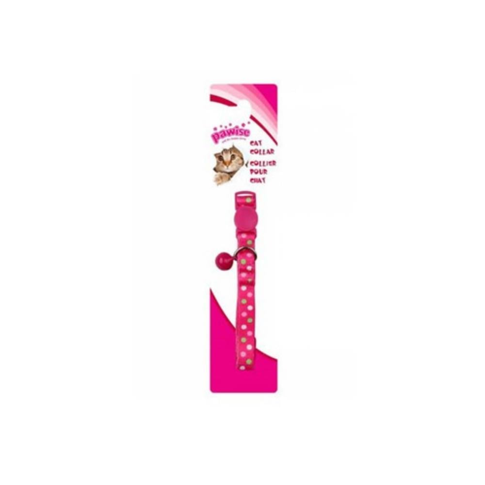 Pawise Puantiyeli Pembe Kedi Boyun Tasması 30 cmPawise