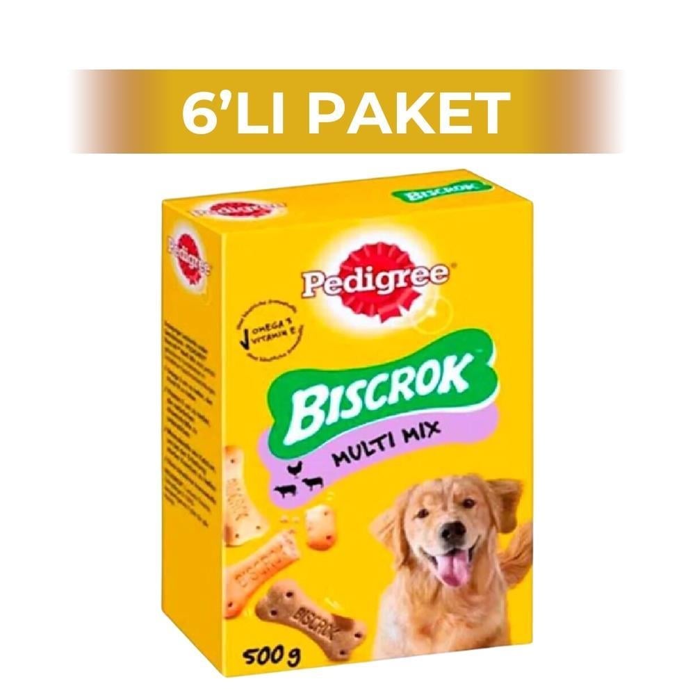 Pedigree Biscrok Multi Mix Köpek Ödül Maması 500 gr 6 AdetPedigree