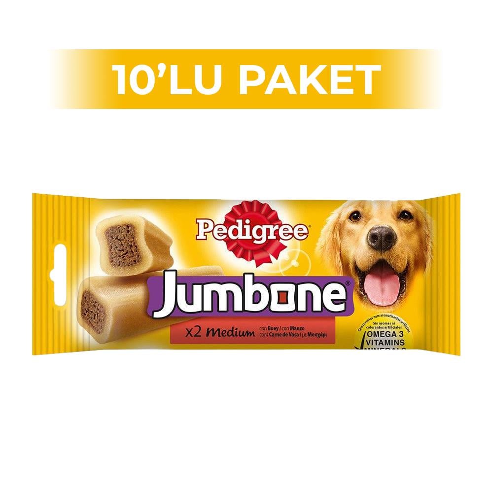 Pedigree Jumbone Biftekli Köpek Ödülü 180 gr 10 AdetPedigree