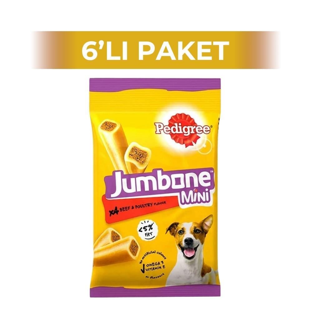 Pedigree Jumbone Mini Sığır Etli Köpek Ödülü 4x160 gr 6 AdetPedigree