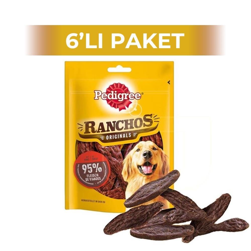 Pedigree Ranchos Sığır Etli Köpek Ödül Maması 70 gr 6 AdetPedigree