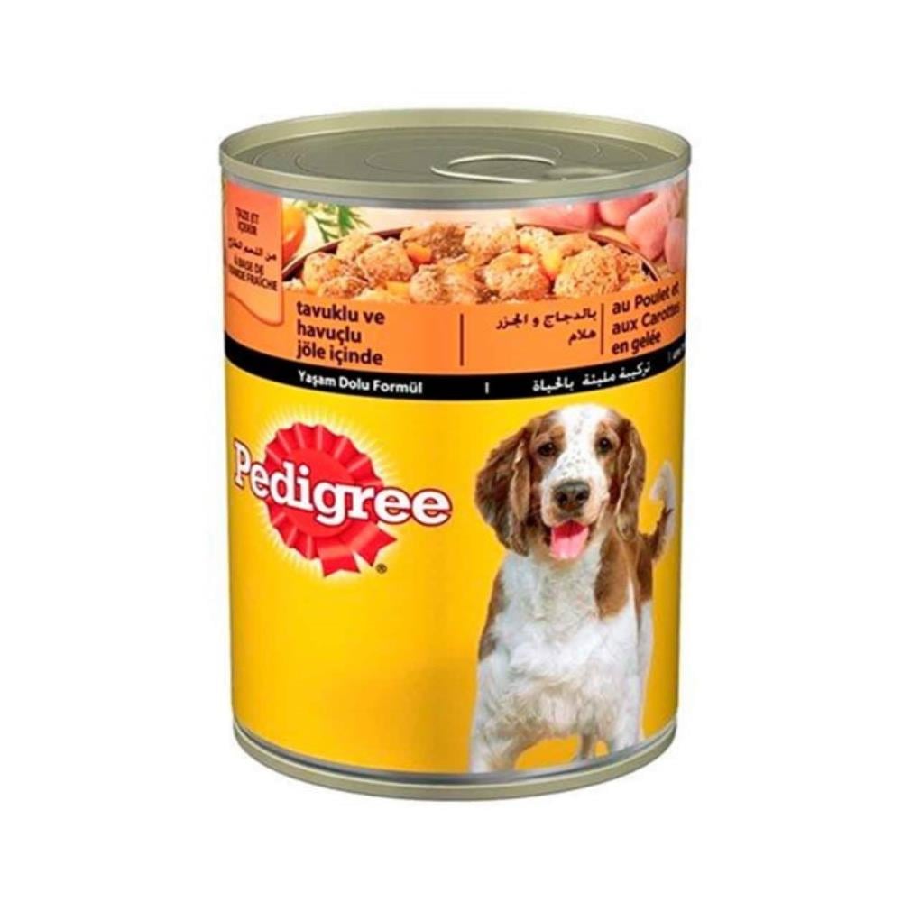 Pedigree Tavuk ve Sebzeli Konserve Köpek Maması 400 grPedigree