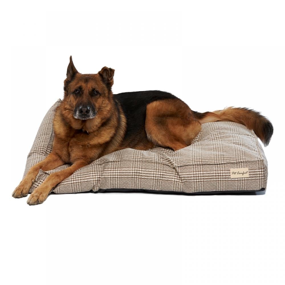 Pet Comfort Lima  Bej Kareli Köpek Yatağı L 110x75cmPet Comfort