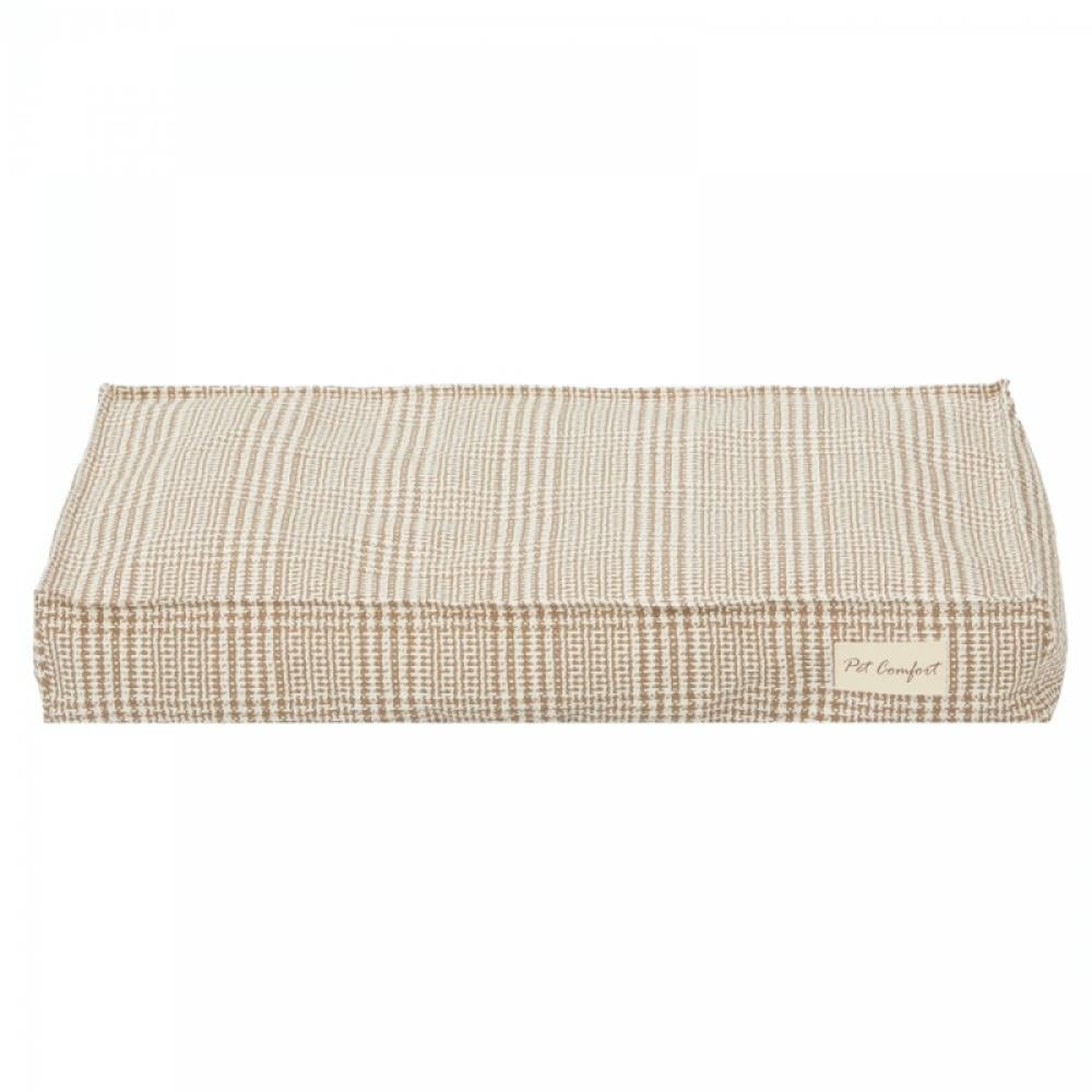 Pet Comfort Lima  Bej Kareli Köpek Yatağı L 110x75cmPet Comfort