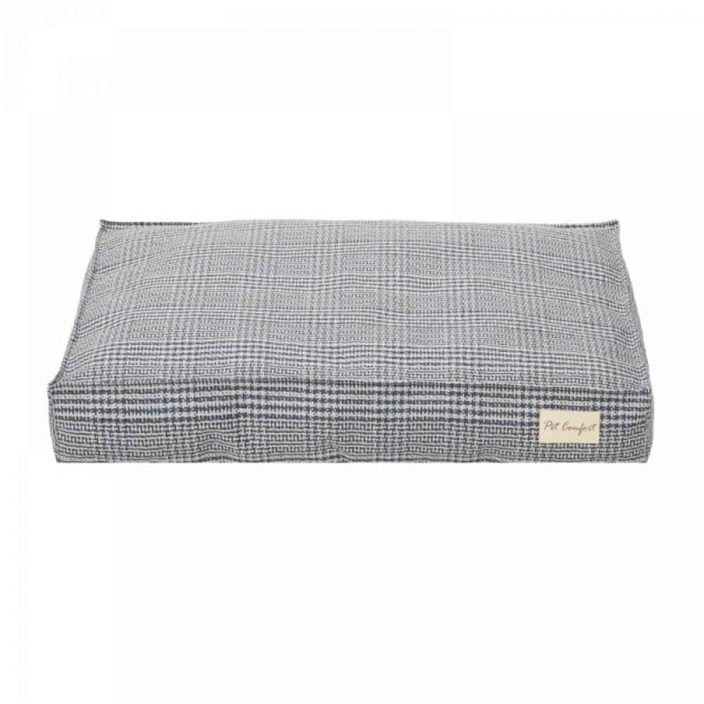 Pet Comfort Lima  Lacivert Kareli Köpek Yatağı M 90x60cmPet Comfort