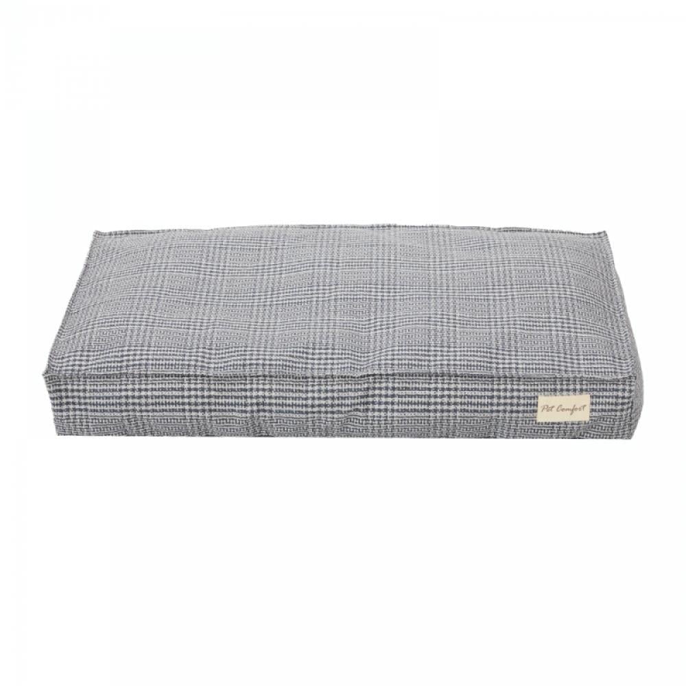 Pet Comfort Lima  Lacivert Kareli Köpek Yatağı M 90x60cmPet Comfort