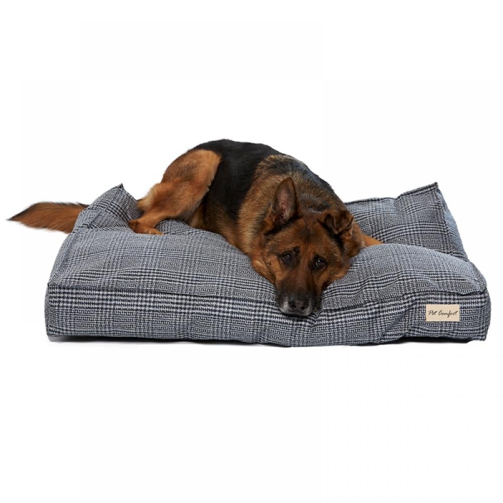 Pet Comfort Lima  Lacivert Kareli Köpek Yatağı L 110x75cmPet Comfort