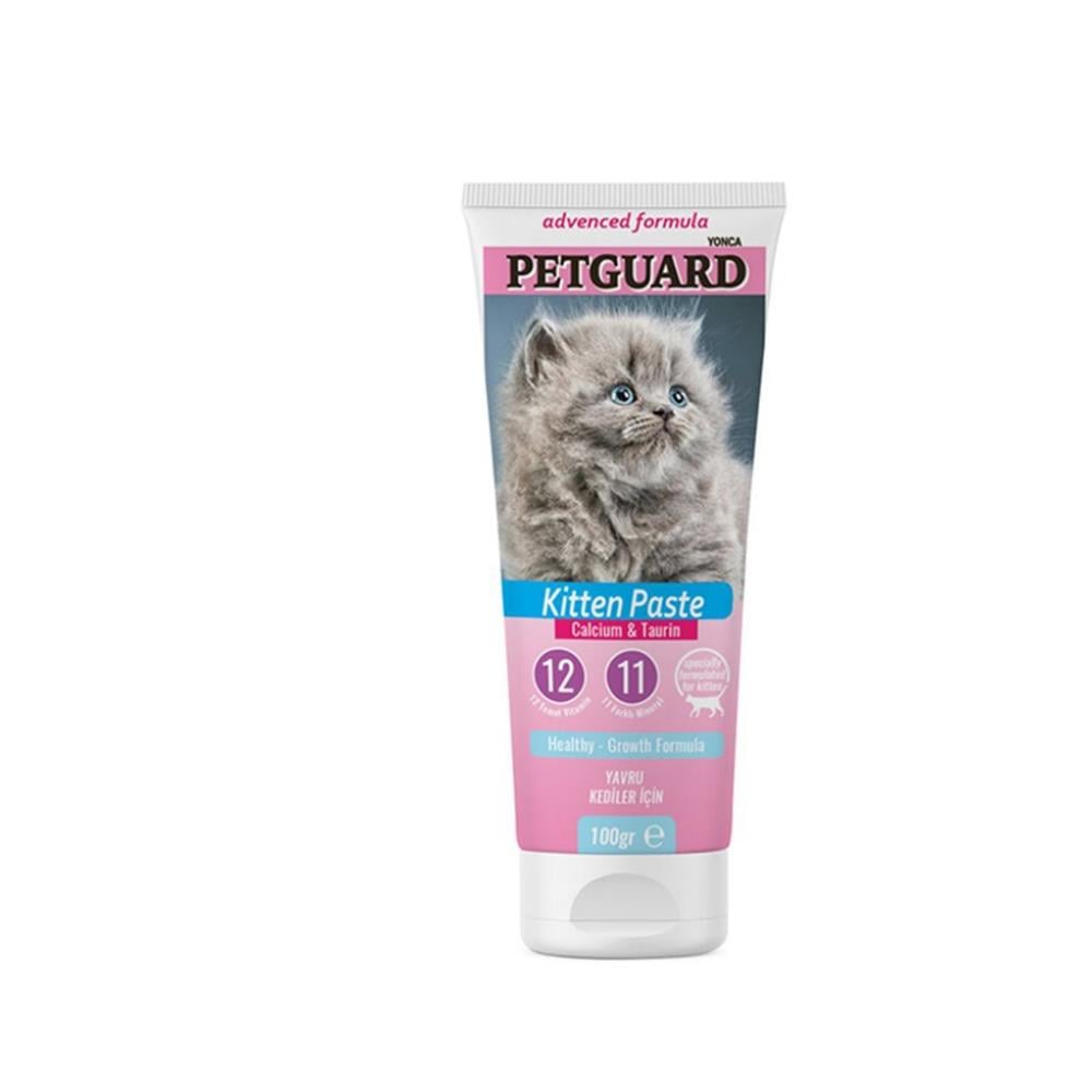 Pet Guard Yavru Kediler İçin Kalsiyum ve Taurin içeren Macun 100 GrPetguard