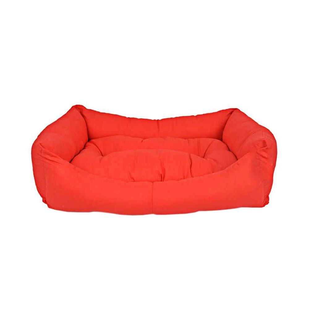 Pet Pretty İç Mekan Kırmızı Kumaş Köpek Yatağı No:4Pet Pretty