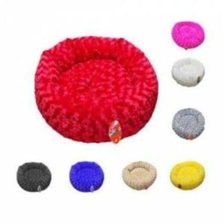 Pet Pretty Simit Kedi Yatağı Peluş Pembe 55x55 cmPet Pretty