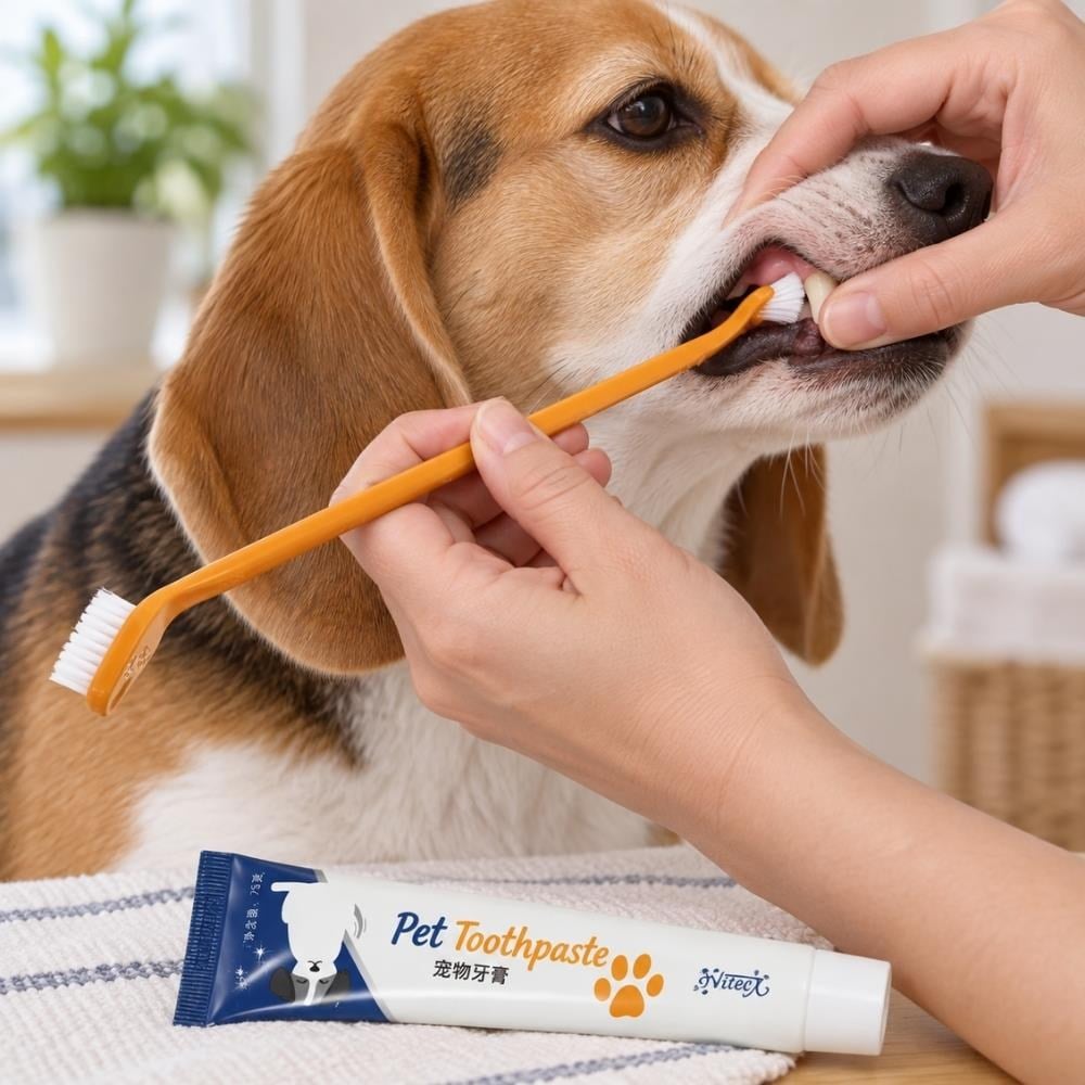 Pet Vogue Köpekler İçin Fırça ve Macun Diş SetiDemirhan