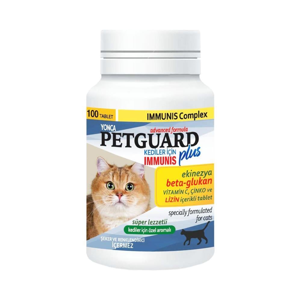 Petguard Kedi Immunis Plus 100 TabletPetguard