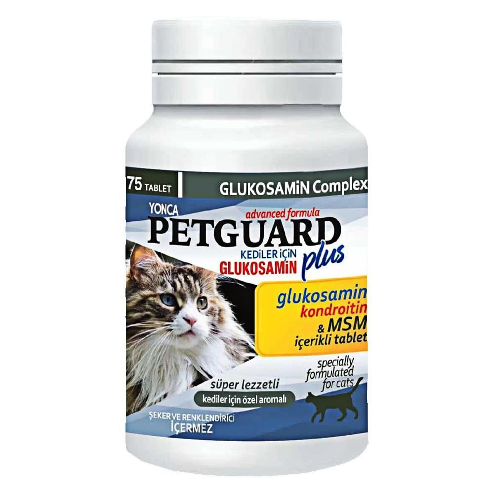 Petguard Kediler İçin Glukosamin 75 TabletPetguard