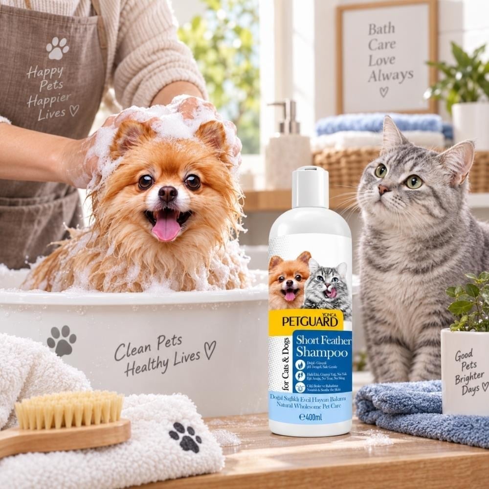 Petguard Kısa Tüylü Kedi ve Köpek Şampuanı 400 mlPetguard