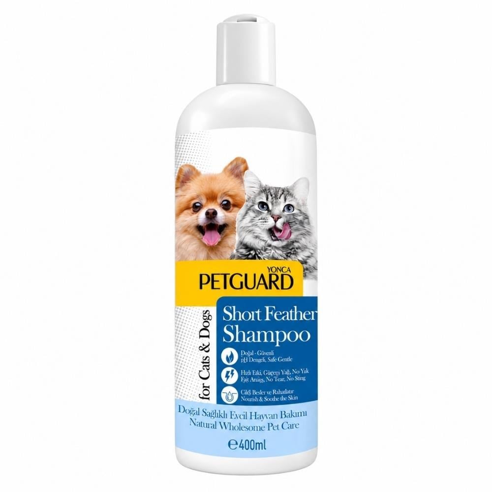 Petguard Kısa Tüylü Kedi ve Köpek Şampuanı 400 mlPetguard