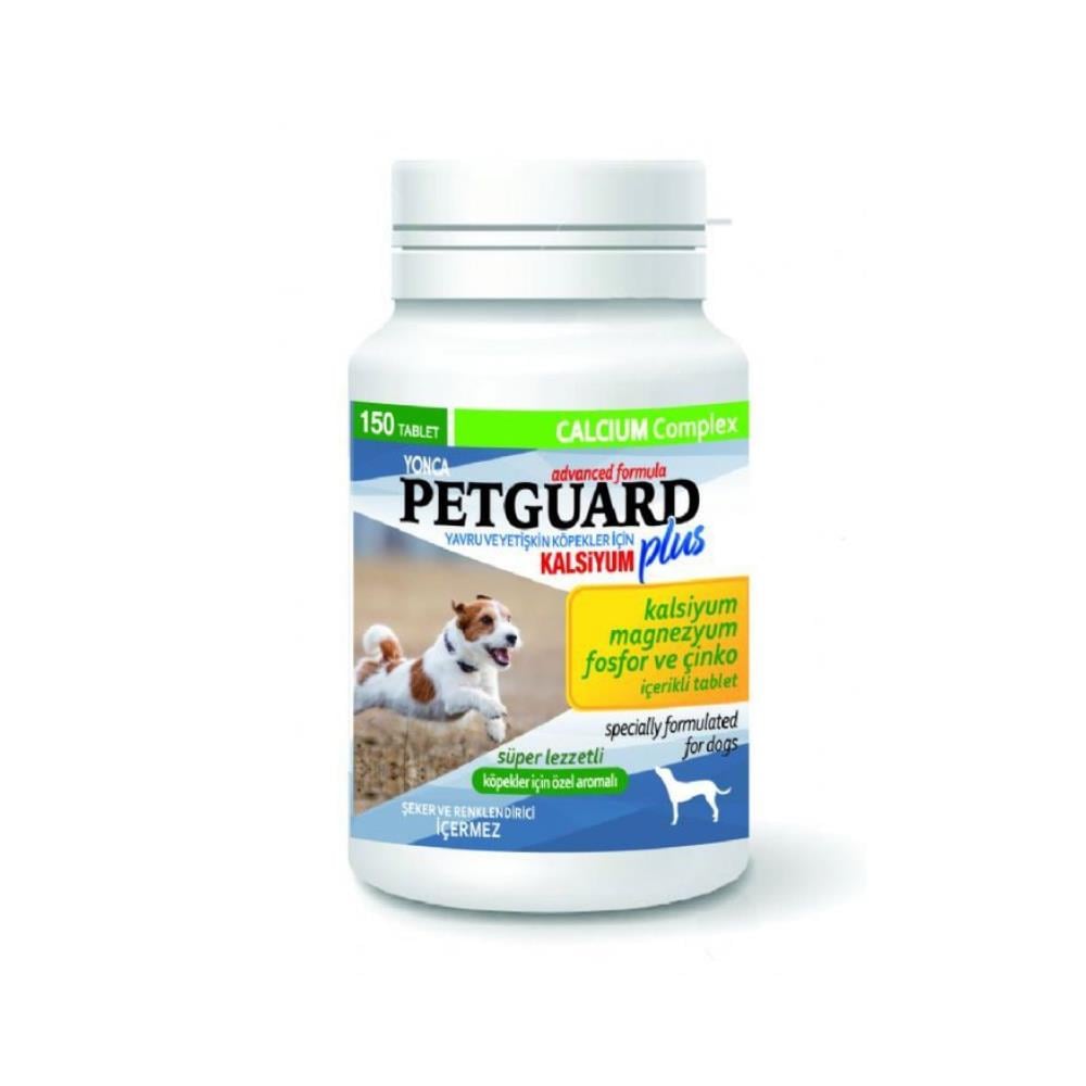Petguard Plus Köpek Kalsiyum Tablet 150 TabletPetguard