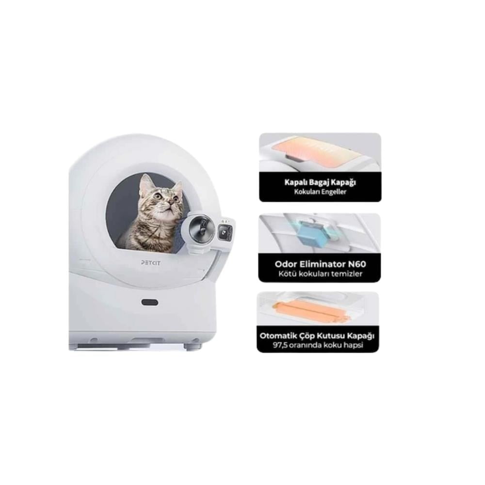 Petkit Purobot Ultra Akıllı Kedi Tuvaleti BeyazPetkit