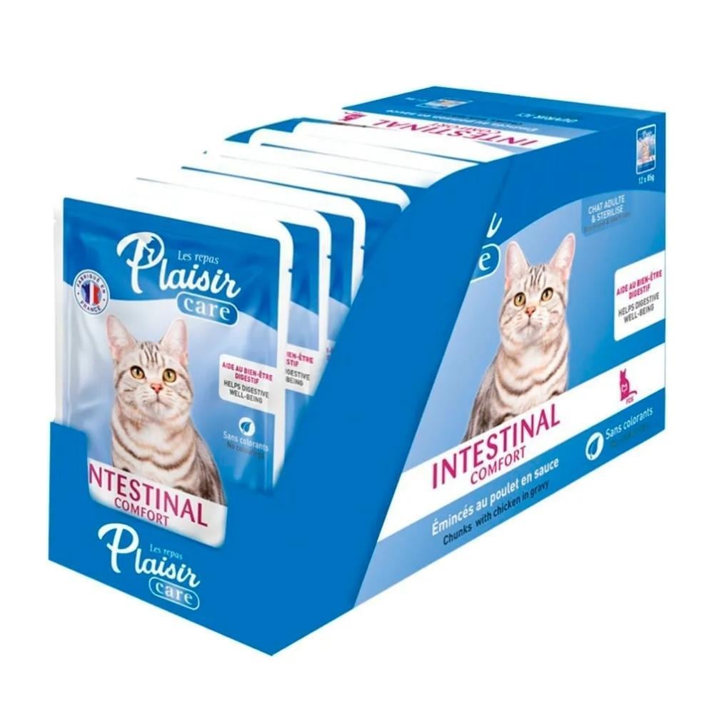 Plaisir Care Intestinal Comfort Yaş Kedi Maması 85 gr 12 AdetPlaisir
