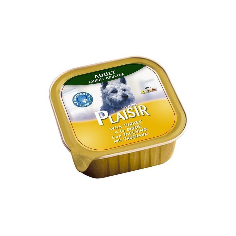 Plaisir Hindi Etli Ezme Yetişkin Köpek Konservesi 150 grPlaisir