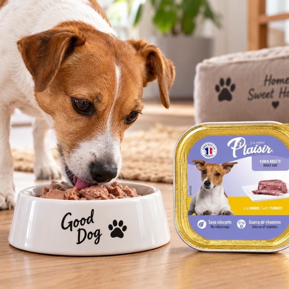 Plaisir Hindili Yetişkin Köpek Ezme Konservesi 150 grPlaisir