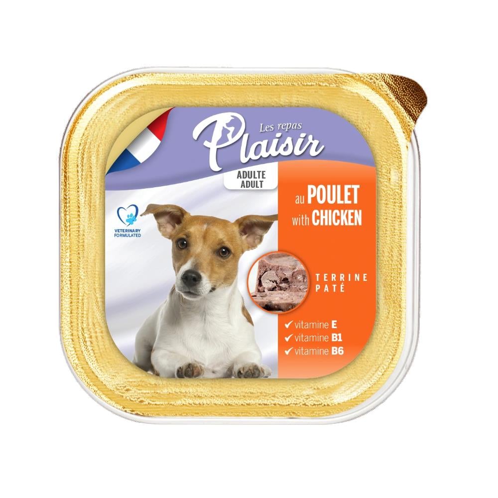 Plaisir Pate Tavuklu Ezme Köpek Konservesi 150 gr 22 AdetPlaisir