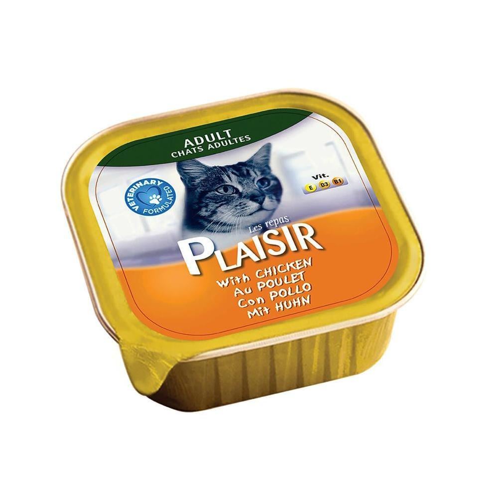Plaisir Sterilised Tavuklu Pate Kısır Kedi Konservesi 100 grPlaisir
