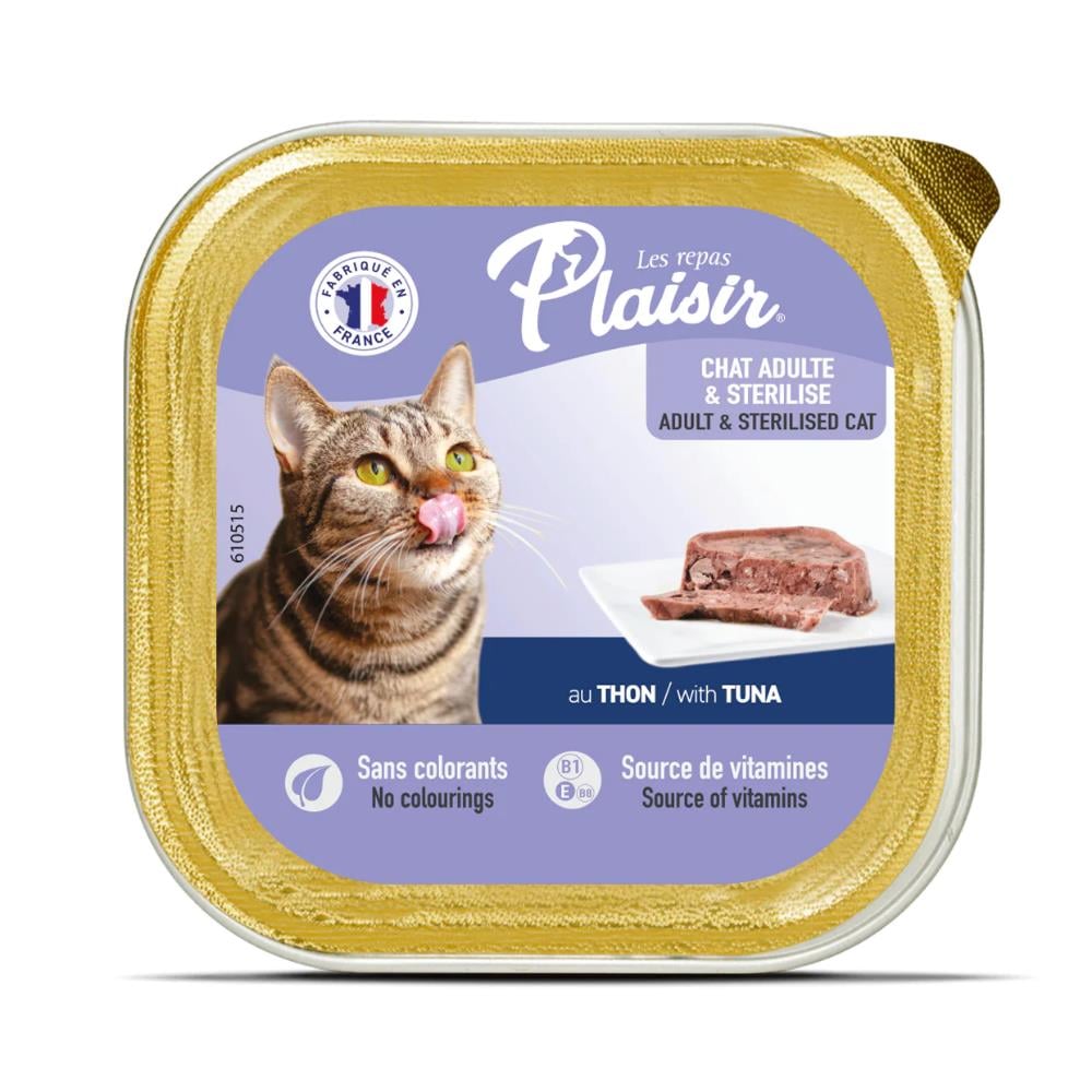 Plaisir Ton Balıklı Pate Ezme Kedi Konservesi 100 grPlaisir