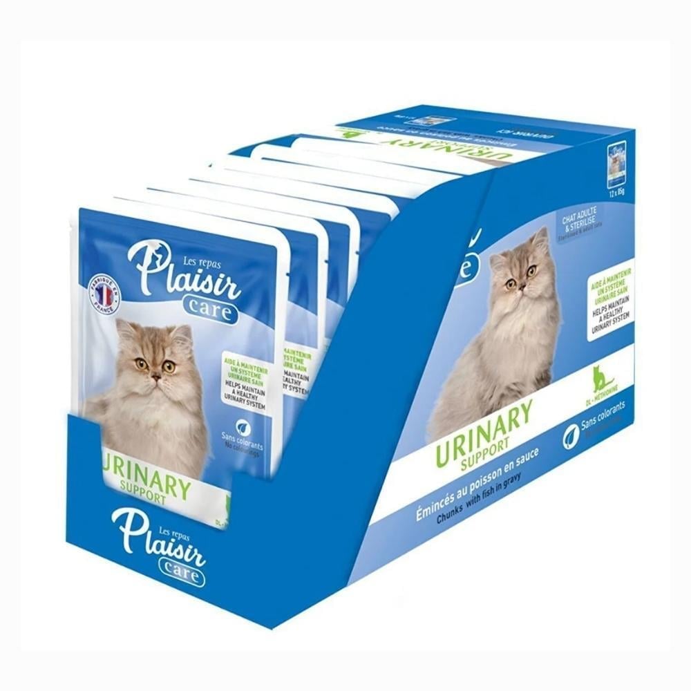 Plaisir Üriner Balıklı Pouch Yaş Kedi Maması 85 gr 12 AdetPlaisir