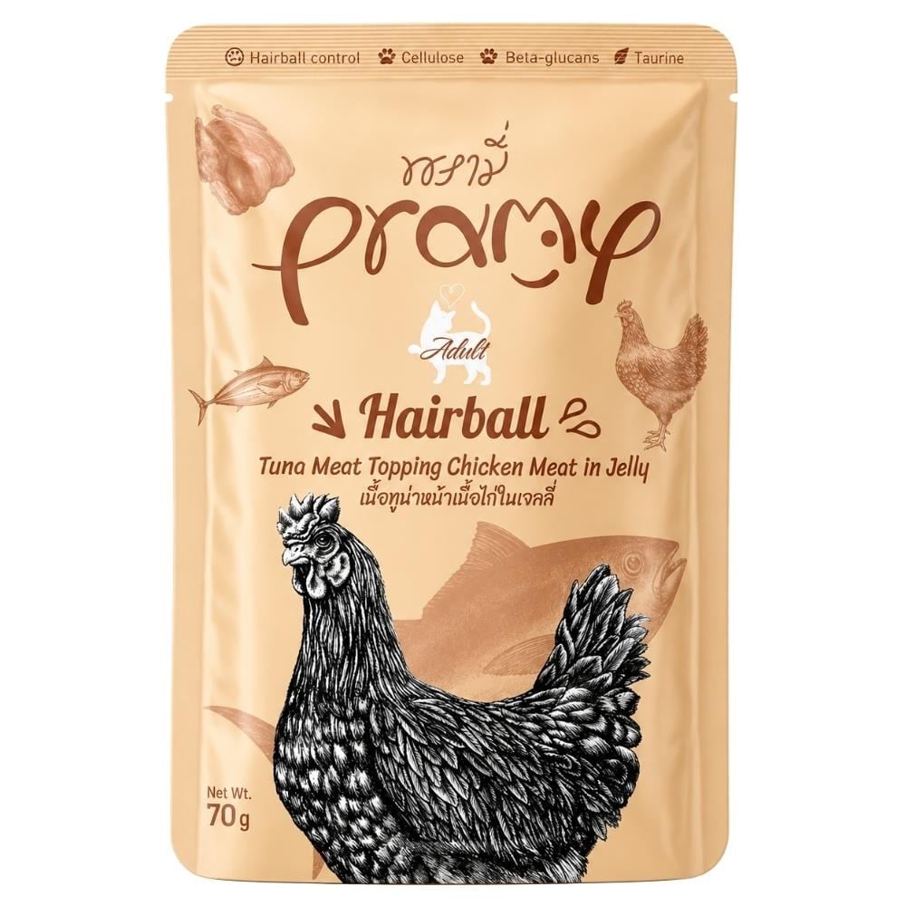 Pramy Sos Yetişkin Ton Balıklı Tavuklu Kedi Maması 70 grPramy