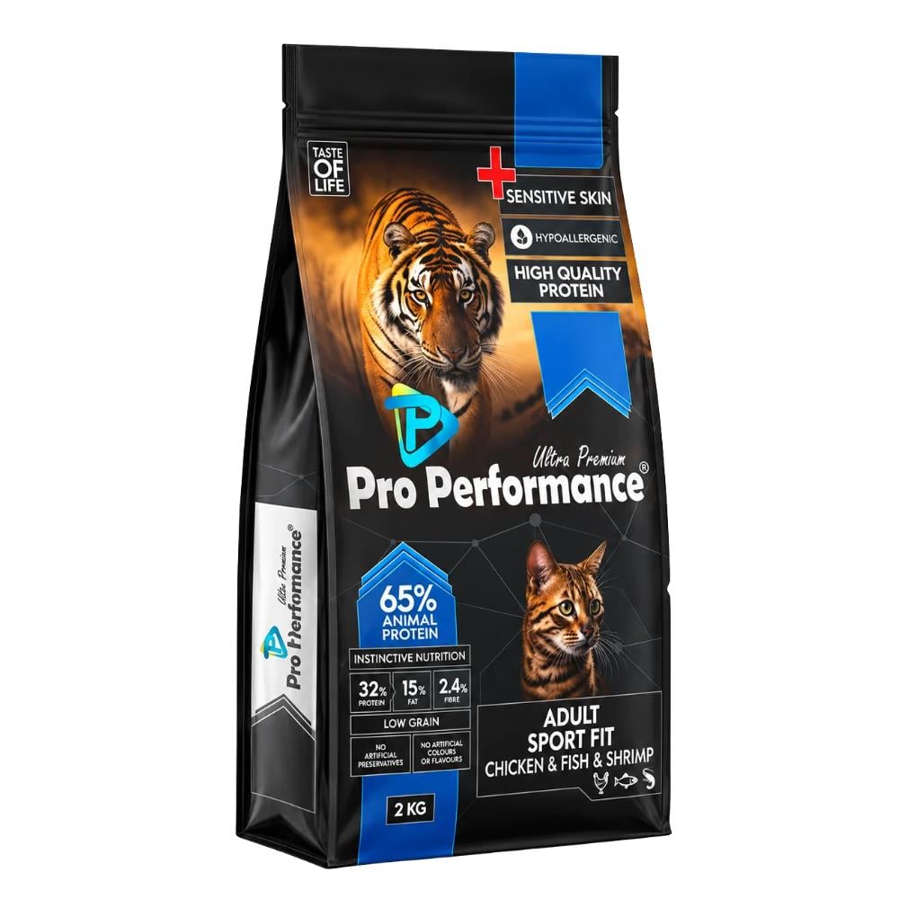 Pro Performance Kızılcıklı Tavuklu Karidesli ve Somonlu Yetişkin Kedi Maması 2 kgPro Performance