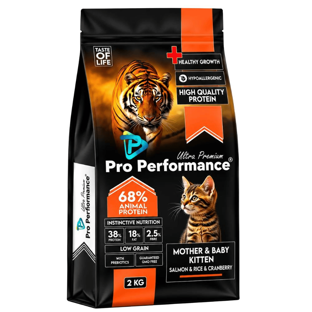 Pro Performance Mother Baby Kitten Somonlu ve Pirinçli Anne & Yavru Kedi Maması 2 kgPro Performance