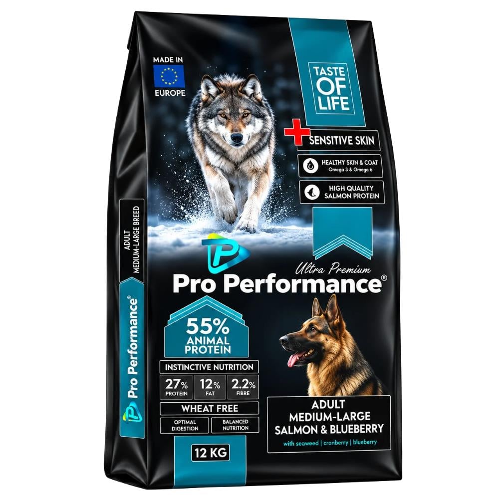 Pro Performance Somonlu ve Pirinçli Orta ve Büyük Irk Yetişkin Köpek Maması 12 kgPro Performance