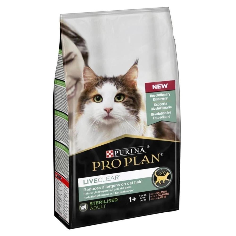 Pro Plan LiveClear Somonlu Alerjen Azaltan Kısırlaştırılmış Kedi Maması 1,4 kgPro Plan