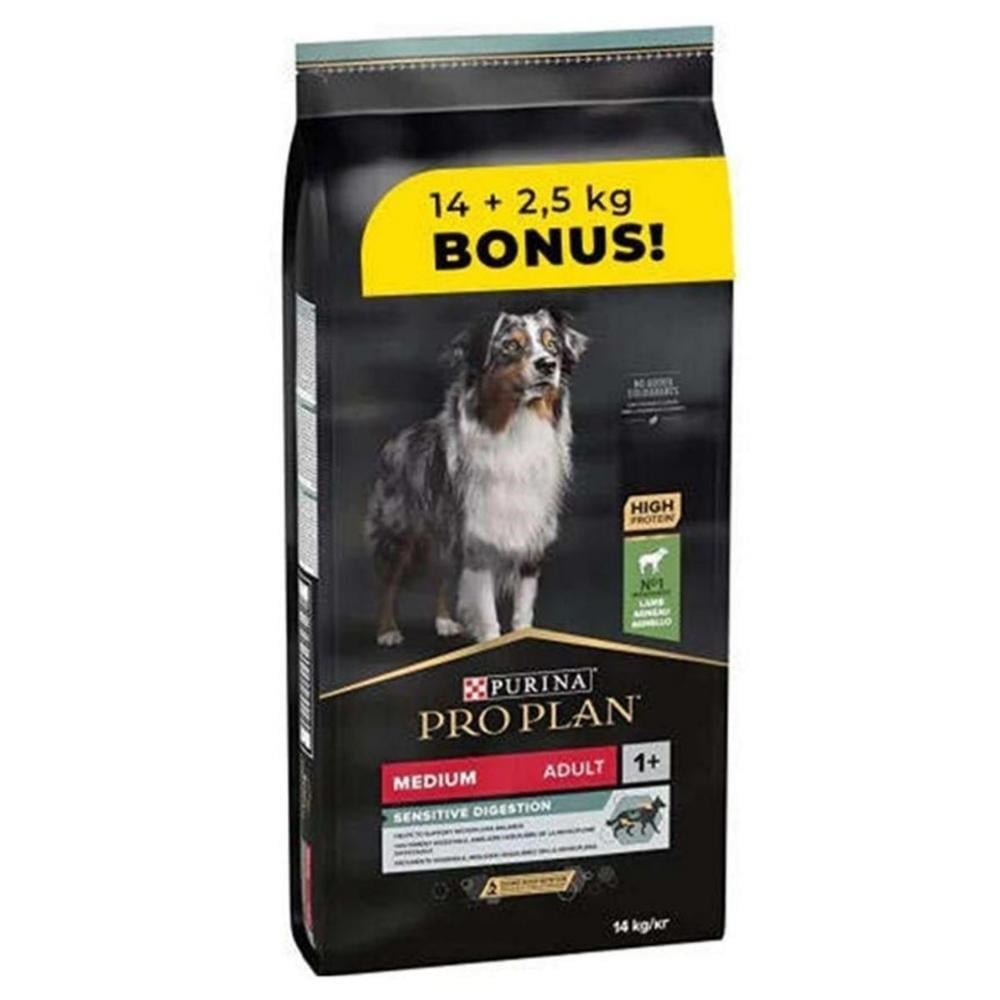 Pro Plan Medium Adult Kuzu Etli Yetişkin Köpek Maması 14 kg + 2,5 kgPro Plan