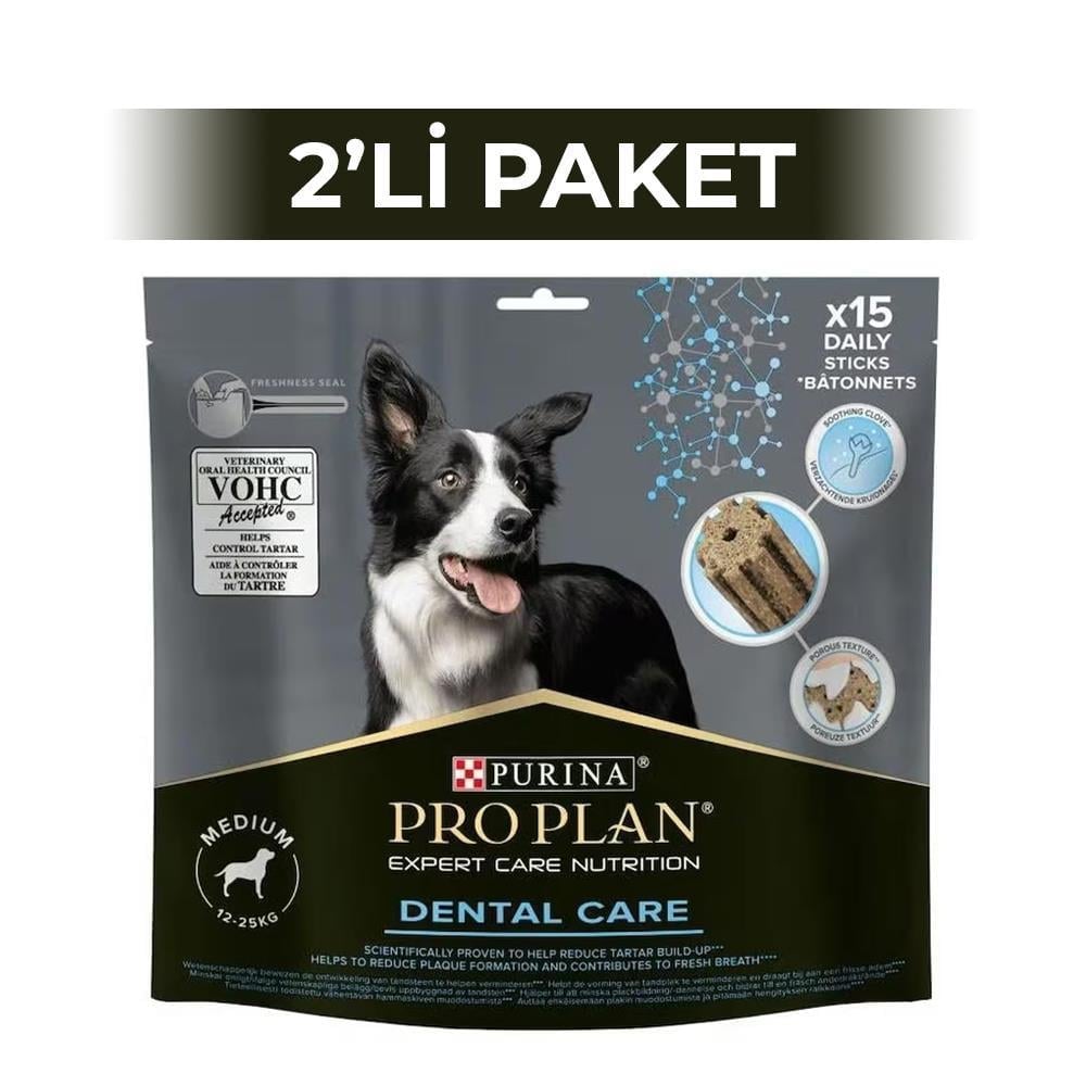 Pro Plan Medium Dental Care Orta Irk Köpek Ödül Maması 345 gr 2 AdetPro Plan