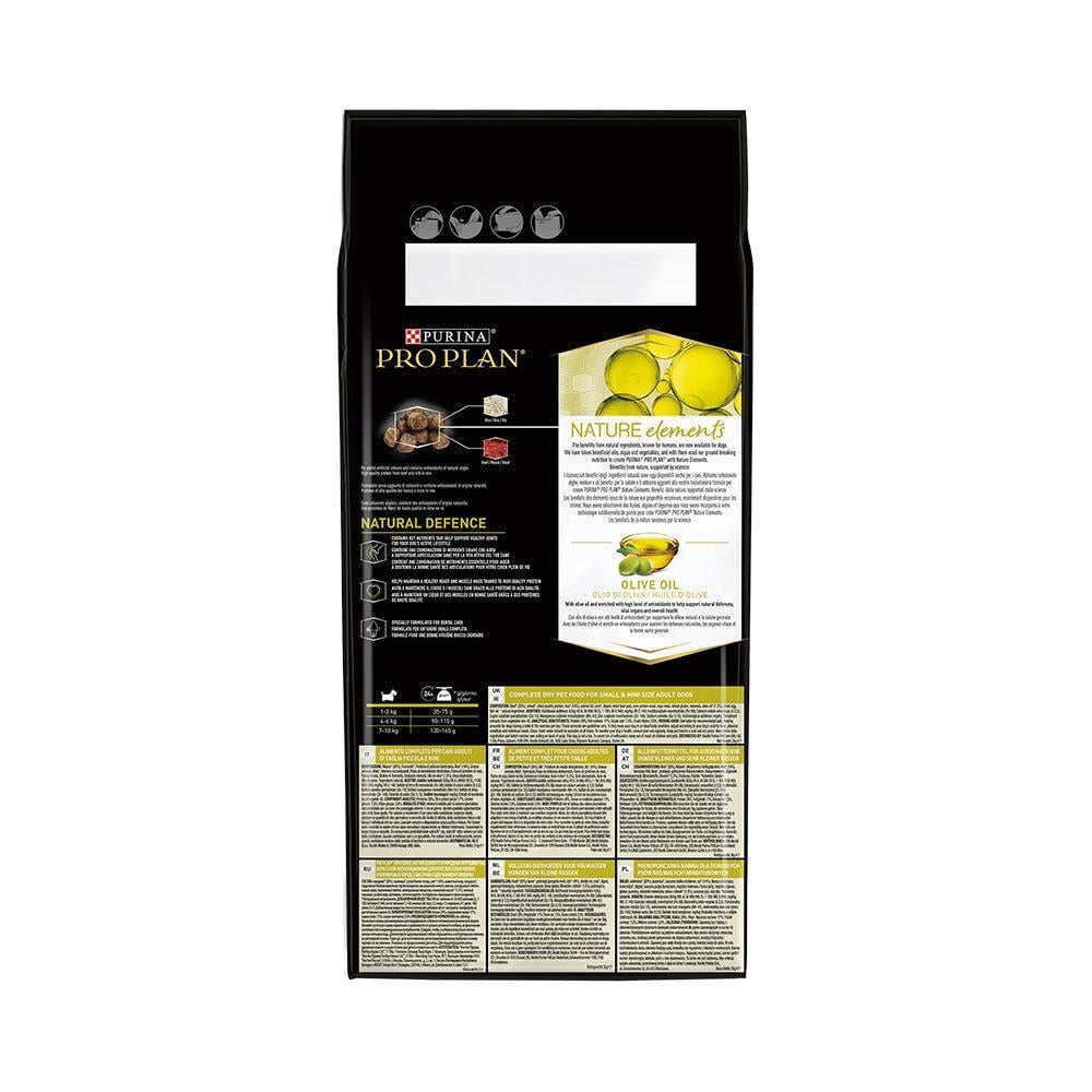 Pro Plan Natural Defence Küçük ve Mini Irk Sığır Etli Köpek Maması 7 kgPro Plan