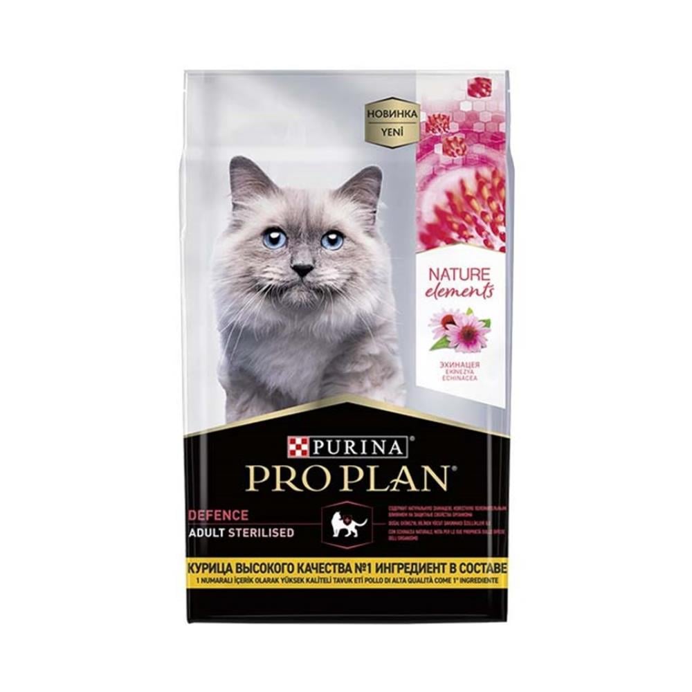 Pro Plan Nature Elements Ekinezya ve Tavuklu Kısırlaştırılmış Kedi Maması 7 kgPro Plan