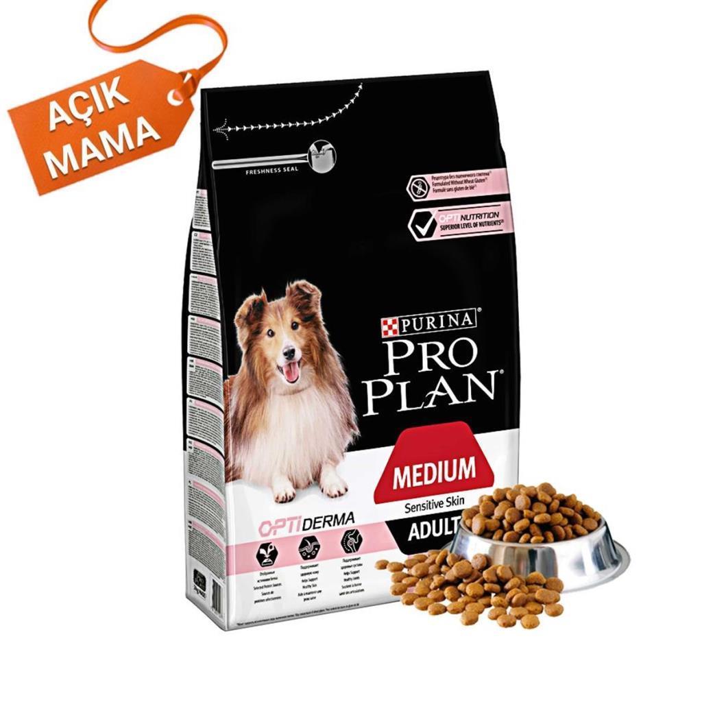 Pro Plan Somonlu Orta Irk Yetişkin Köpek Maması 3 kg Açık MamaPro Plan