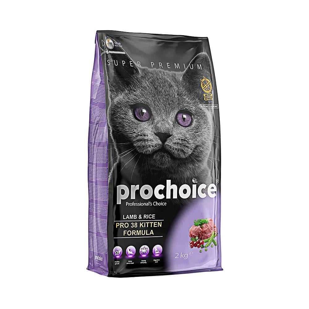 ProChoice Pro 38 Kuzulu ve Pirinçli Yavru Kedi Maması 2 kgProchoice